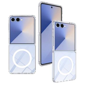 Samsung Galaxy Z Flip7 Hybrid Cover - MagSafe Kompatibel - Gennemsigtig