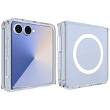 Samsung Galaxy Z Flip7 Hybrid Cover - MagSafe Kompatibel - Gennemsigtig