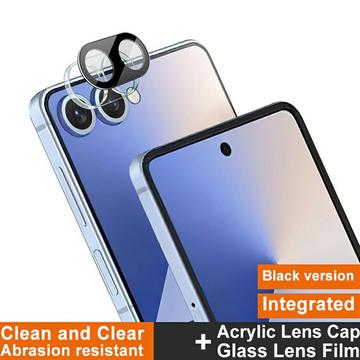 Samsung Galaxy Z Flip7/Z Flip8 Imak 2-i-1 HD Kamera Linse Hærdet Glas - Sort
