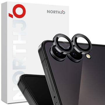 Samsung Galaxy Z Flip7 Northjo kameralinsebeskyttelsessæt - sort