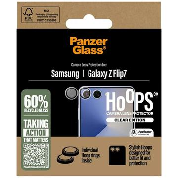 Samsung Galaxy Z Flip7 PanzerGlass Hoops Kameralinsebeskytter - Gennemsigtig
