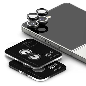 Samsung Galaxy Z Flip7 Ringke Kamera Linse Hærdet Glas Beskytter - 2 Stk. - Sort