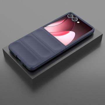Samsung Galaxy Z Flip7 Rugged TPU Cover - Mørkeblå