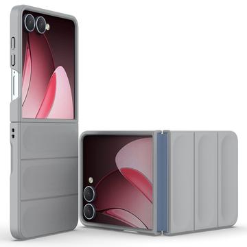 Samsung Galaxy Z Flip7 Rugged TPU Cover - Lysegrå