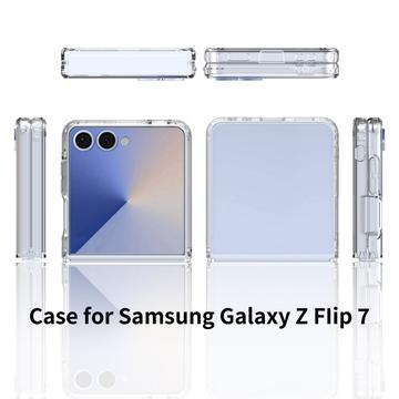 Samsung Galaxy Z Flip7 Ridsefast Hybrid Cover - Gennemsigtig