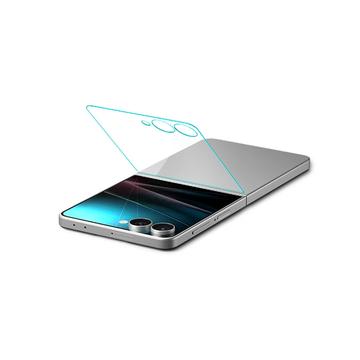 Samsung Galaxy Z Flip7 Spigen Glas.tR Ez Fit Skærmbeskyttelse Hærdet Glas - 2 Stk.