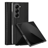 Samsung Galaxy Z Fold Special Dux Ducis Bril Flip Cover - Sort