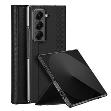 Samsung Galaxy Z Fold Special Dux Ducis Bril Flip Cover - Sort