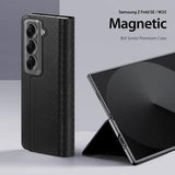 Samsung Galaxy Z Fold Special Dux Ducis Bril Flip Cover - Sort