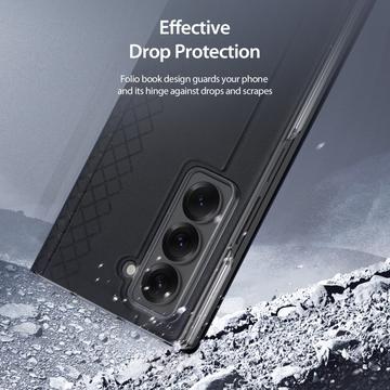 Samsung Galaxy Z Fold Special Dux Ducis Bril Flip Cover - Sort