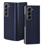 Samsung Galaxy Z Fold Special Dux Ducis Bril Flip Cover - Blå
