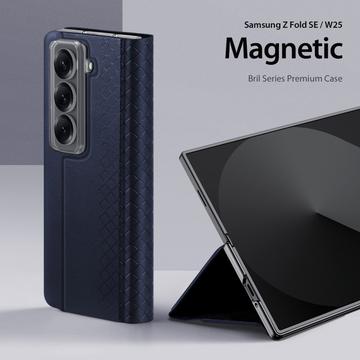 Samsung Galaxy Z Fold Special Dux Ducis Bril Flip Cover - Blå