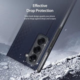 Samsung Galaxy Z Fold Special Dux Ducis Bril Flip Cover - Blå