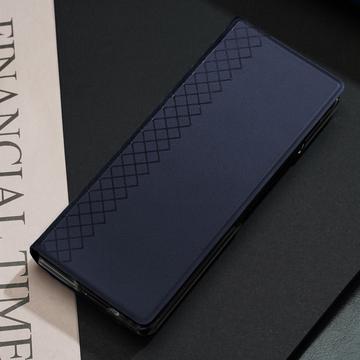 Samsung Galaxy Z Fold Special Dux Ducis Bril Flip Cover - Blå