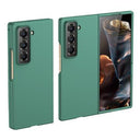 Samsung Galaxy Z Fold Special Gummibelagt Plastik Cover - Grøn