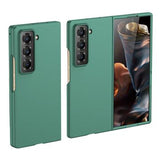 Samsung Galaxy Z Fold Special Gummibelagt Plastik Cover - Grøn