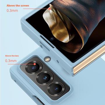 Samsung Galaxy Z Fold Special Gummibelagt Plastik Cover - Grøn