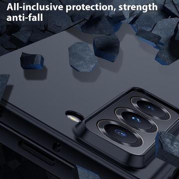 Samsung Galaxy Z Fold Special Gummibelagt Plastik Cover - Grøn