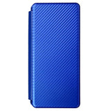 Samsung Galaxy Z Fold3 5G Flip Cover - Karbonfiber - Blå