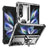 Samsung Galaxy Z Fold4 Hybrid Cover med Metal Stativ - Sølv