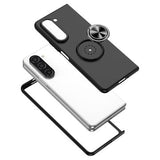 Samsung Galaxy Z Fold5 Cover med Ring Holder - Sort