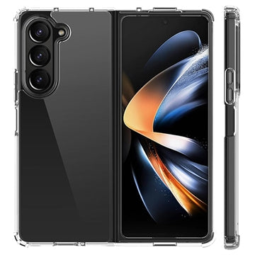 Samsung Galaxy Z Fold5 Shockproof Hybrid Cover - Gennemsigtig