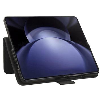 Samsung Galaxy Z Fold6 Pung Cover med Kortholder - Sort