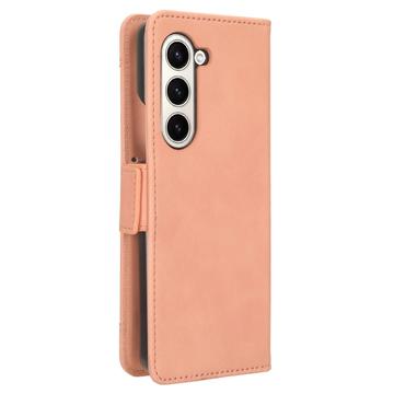Samsung Galaxy Z Fold6 Pung Cover med Kortholder - Pink