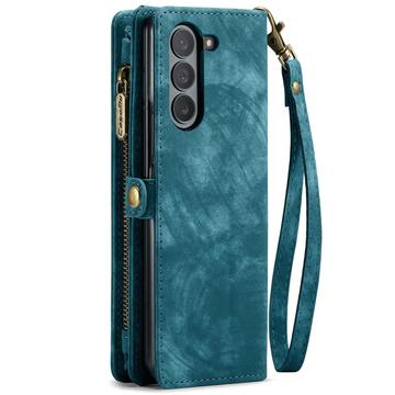 Samsung Galaxy Z Fold6 Caseme 008 2-i-1 Multifunktionel Pung - Blå