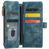 Samsung Galaxy Z Fold6 Caseme C30 Multifunktionel Pung - Blå