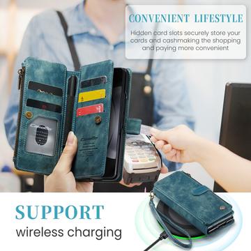 Samsung Galaxy Z Fold6 Caseme C30 Multifunktionel Pung - Blå