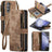 Samsung Galaxy Z Fold6 Caseme C30 Multifunktionel Pung - Brun