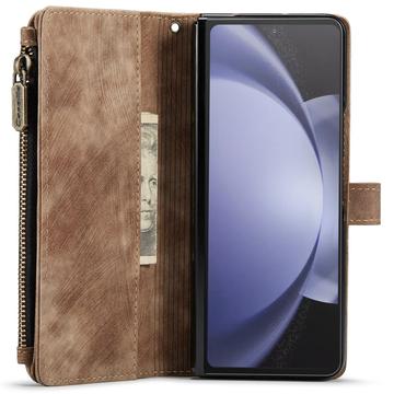 Samsung Galaxy Z Fold6 Caseme C30 Multifunktionel Pung - Brun