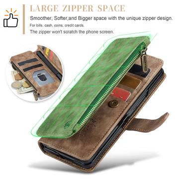Samsung Galaxy Z Fold6 Caseme C30 Multifunktionel Pung - Brun