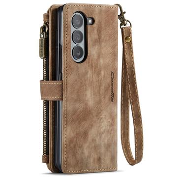 Samsung Galaxy Z Fold6 Caseme C30 Multifunktionel Pung - Brun
