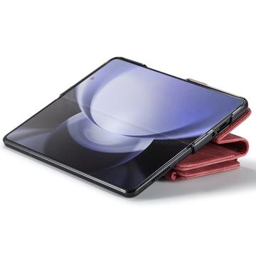 Samsung Galaxy Z Fold6 Caseme C30 Multifunktionel Pung - Rød