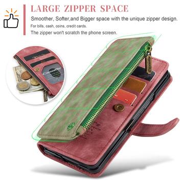 Samsung Galaxy Z Fold6 Caseme C30 Multifunktionel Pung - Rød