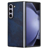 Samsung Galaxy Z Fold6 Belagt Plastikcover - Blå