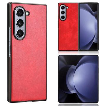 Samsung Galaxy Z Fold6 Belagt Plastikcover - Rød