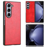 Samsung Galaxy Z Fold6 Belagt Plastikcover - Rød
