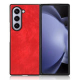 Samsung Galaxy Z Fold6 Belagt Plastikcover - Rød