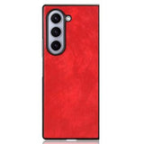 Samsung Galaxy Z Fold6 Belagt Plastikcover - Rød