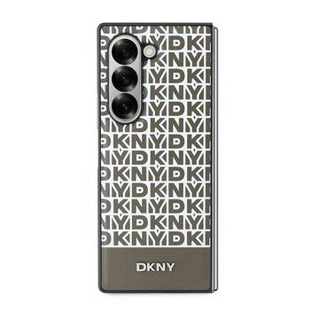 Samsung Galaxy Z Fold6 DKNY Repeat Pattern Bottom Stripe Cover - MagSafe-kompatibel - Brun