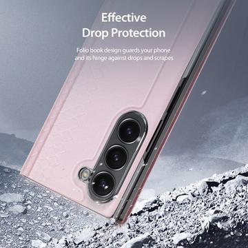 Samsung Galaxy Z Fold6 Dux Ducis Bril Flip Cover - Pink