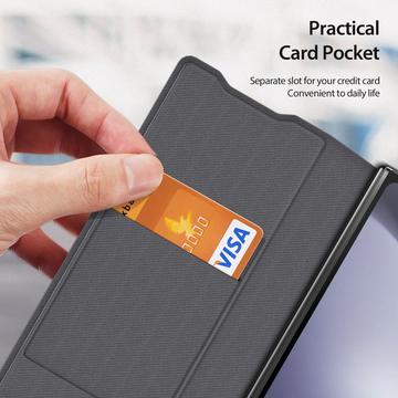 Samsung Galaxy Z Fold6 Dux Ducis Fitt Magnetisk Flip Cover - Grå