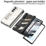 Samsung Galaxy Z Fold6 GKK Pencil Slot Magnetisk hybrid-etui - Sort