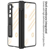 Samsung Galaxy Z Fold6 GKK Pencil Slot Magnetisk Hybrid Etui - Grå