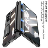 Samsung Galaxy Z Fold6 GKK Pencil Slot Magnetisk Hybrid Etui - Grå