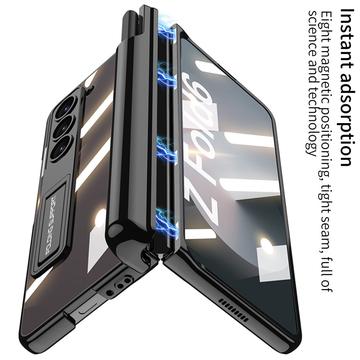 Samsung Galaxy Z Fold6 GKK Pencil Slot Magnetisk Hybrid Etui - Grå
