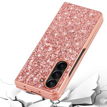 Samsung Galaxy Z Fold6 Glitter Series Hybrid Cover - Blå